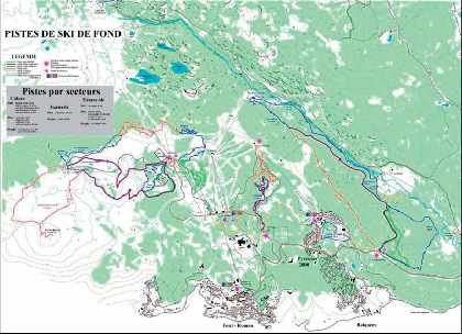 Map of Mountain Area